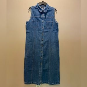 Sonoma Sleeveless Denim Dress